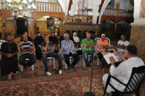 بالصور: لجنة الحج والعمرة بيافا تُنظم لقاءً لحجاج بيت الله الحرام في مسجد المحمودية 